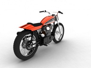 harleydavidson xr750 1970 3D 模型