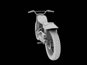 harleydavidson xr750 1970 3D Model
