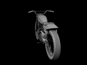 harleydavidson xr750 1970 3D Model