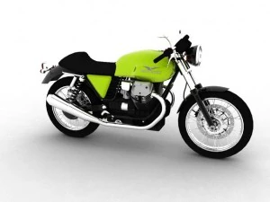 moto guzzi v7 cafe clasica 2010 Modelo 3D