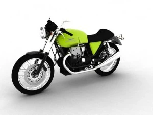 moto guzzi v7 cafe classic 2010 3D Model