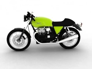 moto guzzi v7 cafe classic 2010 3D Model