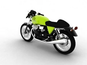 moto guzzi v7 cafe classic 2010 3D Model