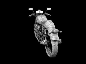 moto guzzi v7 cafe classic 2010 3D Model
