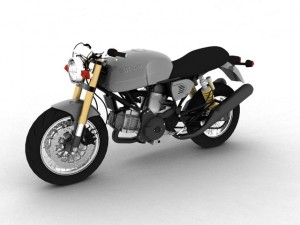 ducati sportclassic gt1000 2010 3D Модель