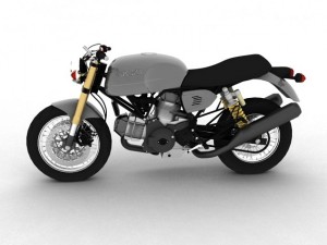 ducati sportclassic gt1000 2010 3D Модель