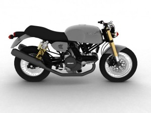 ducati sportclassic gt1000 2010 3D Модель