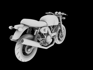ducati sportclassic gt1000 2010 3D Модель