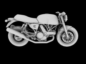 ducati sportclassic gt1000 2010 3D Модель