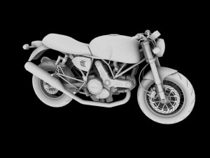 ducati sportclassic gt1000 2010 3D Модель