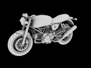 ducati sportclassic gt1000 2010 3D Модель