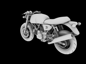 ducati sportclassic gt1000 2010 3D Модель
