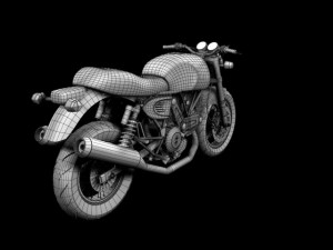 ducati sportclassic gt1000 2010 3D Модель
