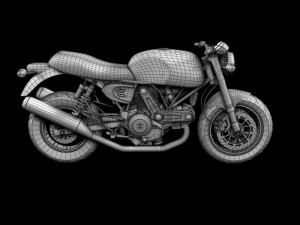 ducati sportclassic gt1000 2010 3D Модель
