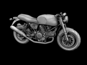 ducati sportclassic gt1000 2010 3D Модель