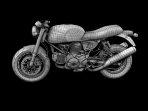 ducati sportclassic gt1000 2010 3D Модель