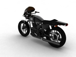 harleydavidson xlcr1000 caf racer 1977 3D Model