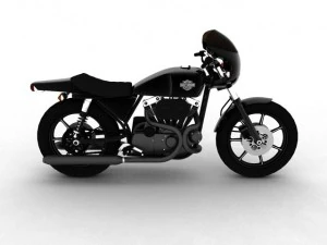 harleydavidson xlcr1000 caf racer 1977 3D Model