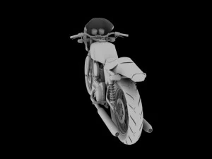 harleydavidson xlcr1000 caf racer 1977 3D Model