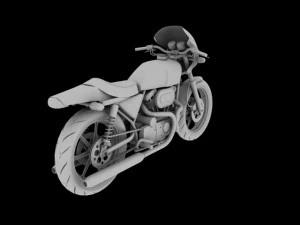 harleydavidson xlcr1000 caf racer 1977 3D Model