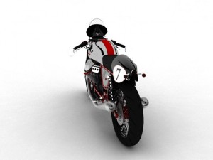 moto guzzi v7 clubman racer 3D 모델