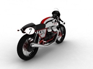 moto guzzi v7 clubman racer 3D 모델