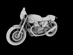 moto guzzi v7 clubman racer 3D 모델