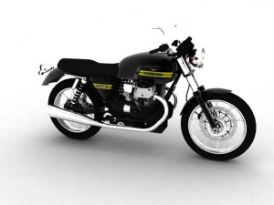 moto guzzi v7 classic 2010 Modelo 3D