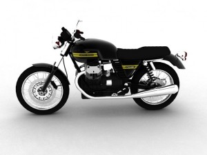 moto guzzi v7 classic 2010 3D Модель