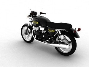 moto guzzi v7 classic 2010 3D Модель