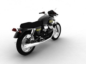 moto guzzi v7 classic 2010 3D Модель
