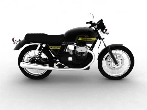 moto guzzi v7 classic 2010 3D Model