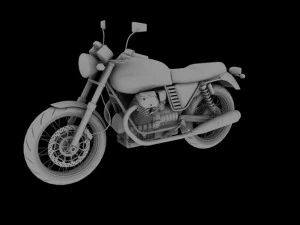 moto guzzi v7 classic 2010 3D Model