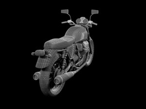 moto guzzi v7 classic 2010 3D Модель