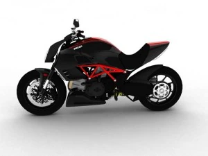 ducati diavel 2011 3D Model