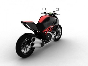 ducati diavel 2011 Modelo 3D