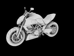 ducati diavel 2011 3D Model