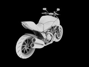 ducati diavel 2011 3D Model