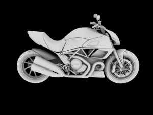 ducati diavel 2011 3D Model
