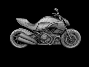 ducati diavel 2011 3D Model