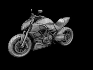 ducati diavel 2011 3D Model