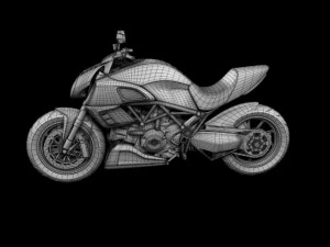 ducati diavel 2011 3D Model