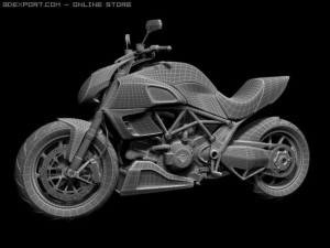 ducati diavel 2011 Modelo 3D