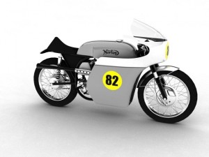 norton racer 1960 3D Model