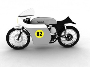 norton racer 1960 3D 模型