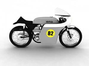 norton racer 1960 3D 模型