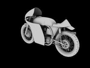 norton racer 1960 3D 模型