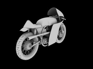 norton racer 1960 3D 模型