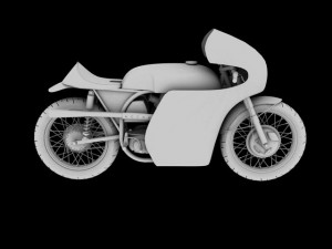 norton racer 1960 3D 模型
