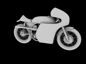 norton racer 1960 3D 模型